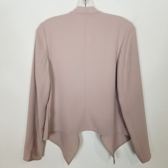 Express Women Crepe Open Front Blazer Sz S Blush Pink Party Office - Picture 2 of 6